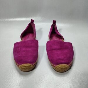 Via Spiga womens 38.5 Espadrilles Suede Sandal Shoe Dorsey